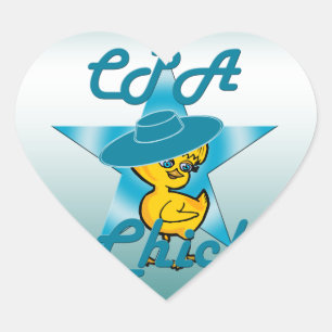 CPA Chick #7 Heart Sticker