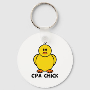 CPA Chick Keychain