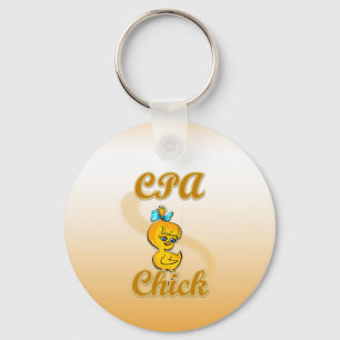 CPA Chick Keychain