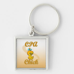CPA Chick Keychain
