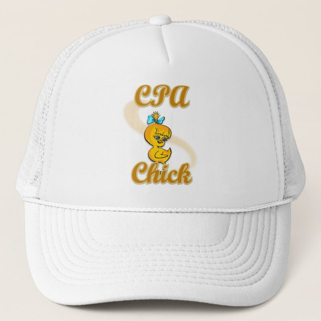 CPA Chick Trucker Hat (Front)