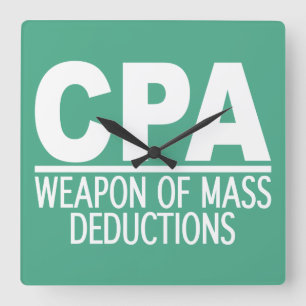 CPA custom color wall clock
