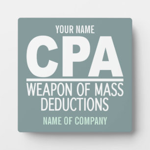 CPA custom colour plaque