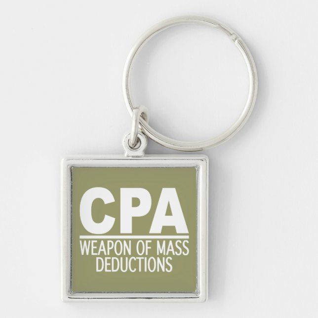 CPA custom key chain (Front)
