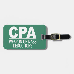 CPA custom luggage tag
