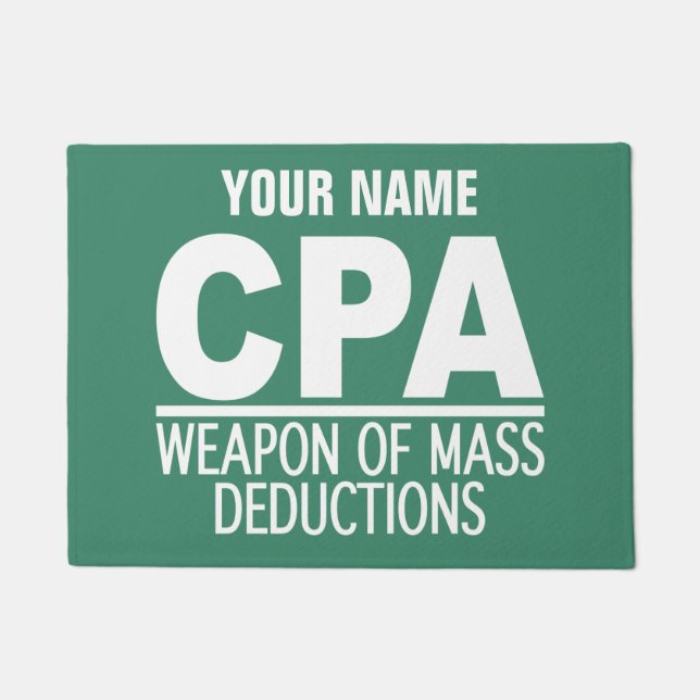 CPA custom name & colour door mats (Front)