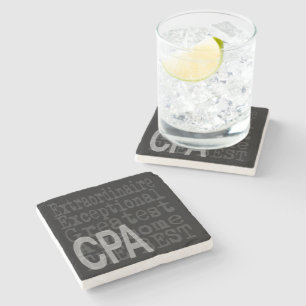 CPA Extraordinaire Stone Coaster