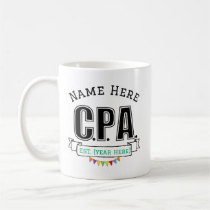 CPA Mug Gift Personalized with Name