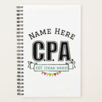 CPA Planner Accountant Personalized Gift 