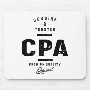CPA Work Job Title Gift Mouse Pad