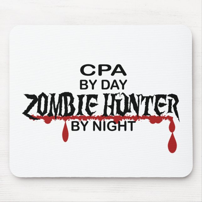 CPA Zombie Hunter Mouse Pad (Front)