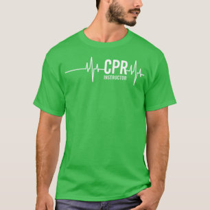 CPR AED Instructor Heartbeat  T-Shirt