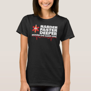 CPR Saves Lives Medical Cool Reanimation T-Shirt
