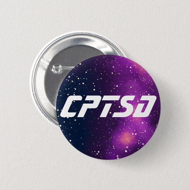 CPTSD Customizable Galaxy Identity 2 Inch Round Button (Front & Back)