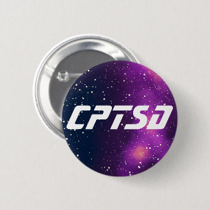 CPTSD Customizable Galaxy Identity 2 Inch Round Button