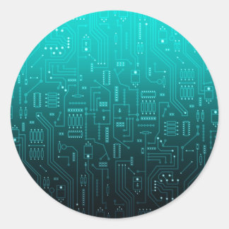 cpu classic round sticker