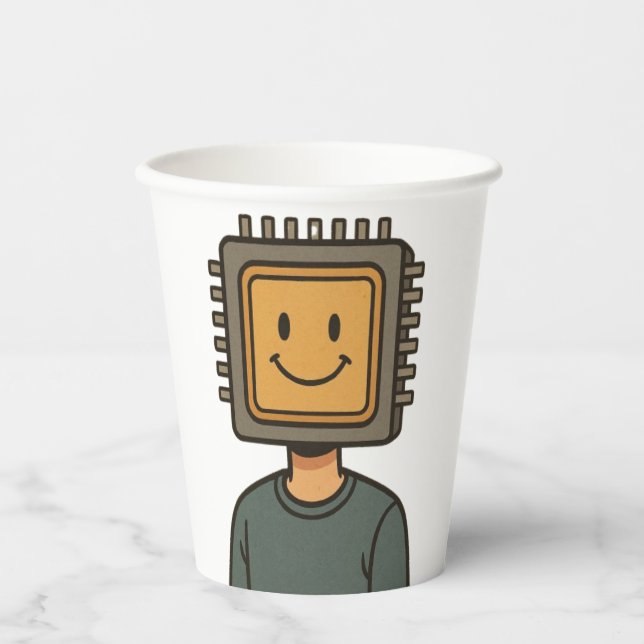 cpu head paper cups (Front)