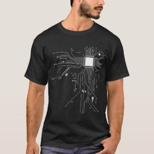 CPU Processor Circuit Diagram  Classic T-Shirt