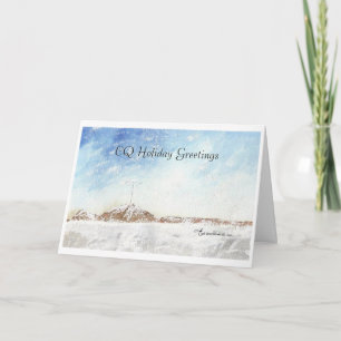 CQ Holiday Christmas Card with Verse