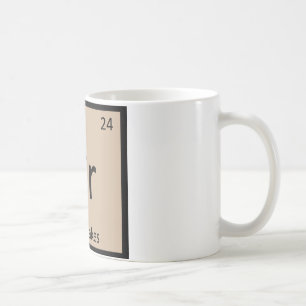 Cr - Crabcakes Chemistry Periodic Table Symbol Coffee Mug