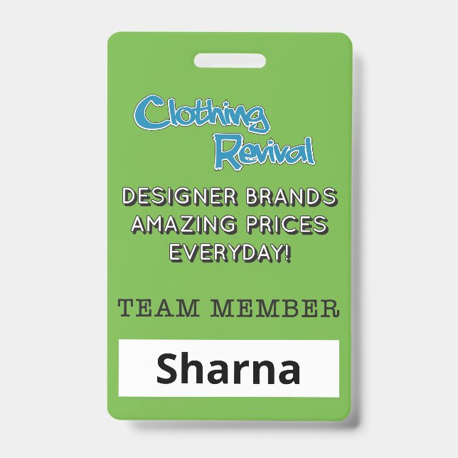 CR Name Badge (Front)
