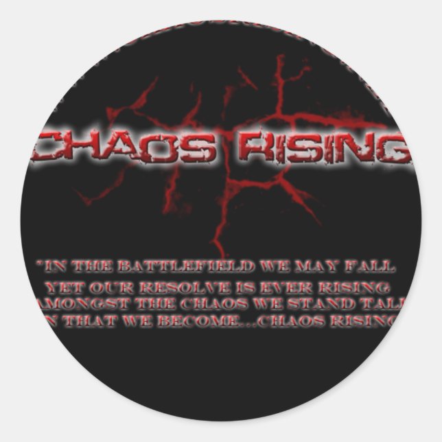 CR Round Sticker (Front)