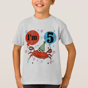 Crab 5th Birthday Tshirts and Gifts