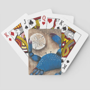Crab and Sand Dollar Playing Cards