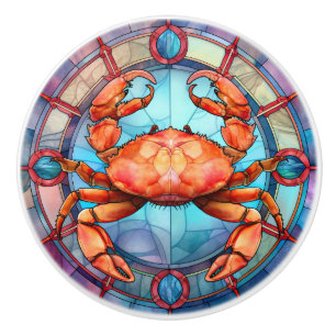 Crab Beach Nautical Drawer Knobs