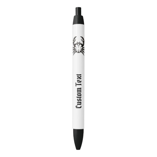 Crab Black Ink Pen (Front Vertical)