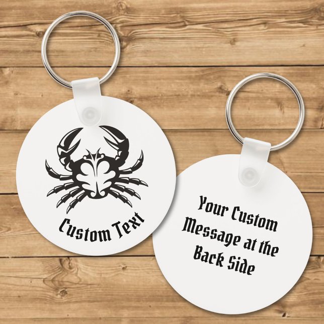 Crab Black Keychain (Creator Uploaded)