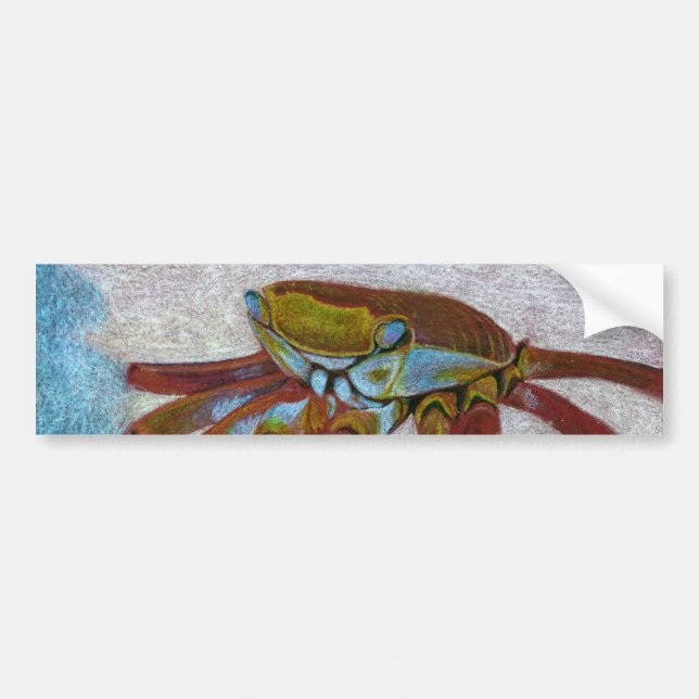 Crab Bumper Sticker (Front)