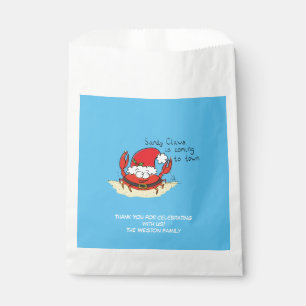 Crab Christmas Tropical Funny Favour Bag