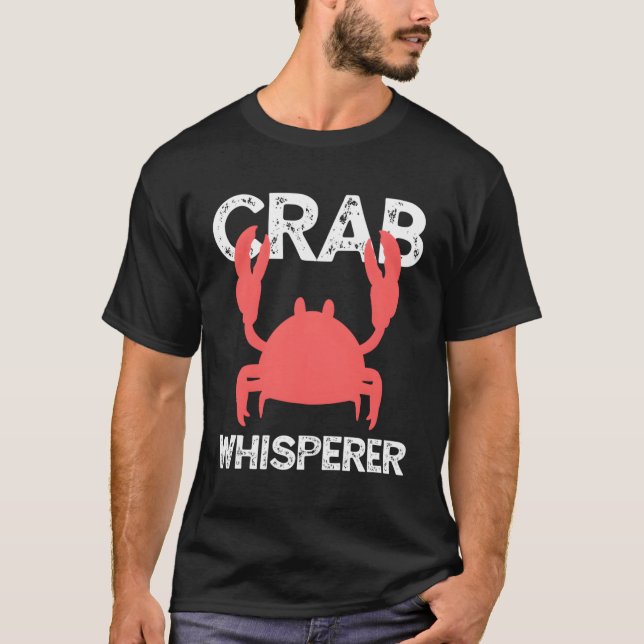Crab Crabbing Fishing T-Shirt (Front)
