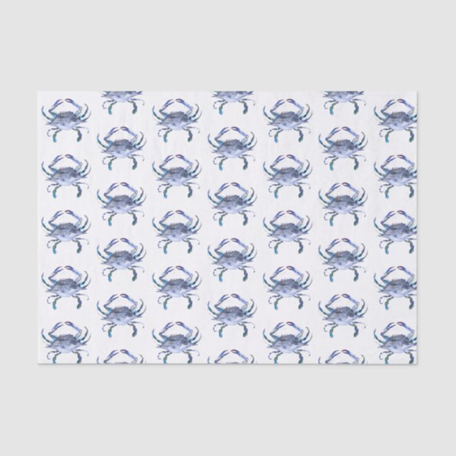 Crab Decorative Tissue Paper Pattern Beach (Front)