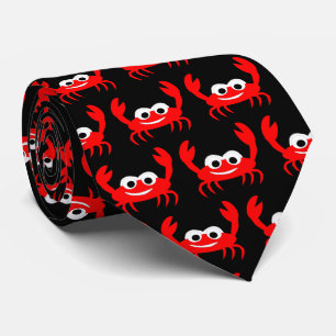 Crab Design Tie