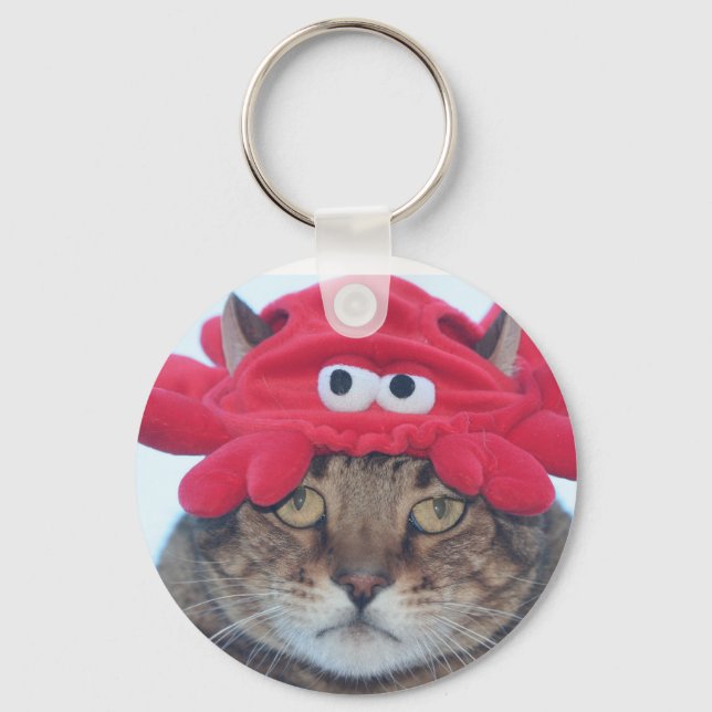 Crab face keychain (Front)
