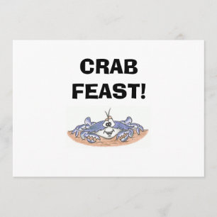 Crab Feast Invitations