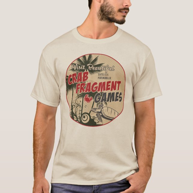 Crab Fragment Games Tropical Tee (Front)