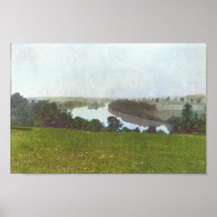 Crab Hill Parkerford PA Schuylkill River Poster