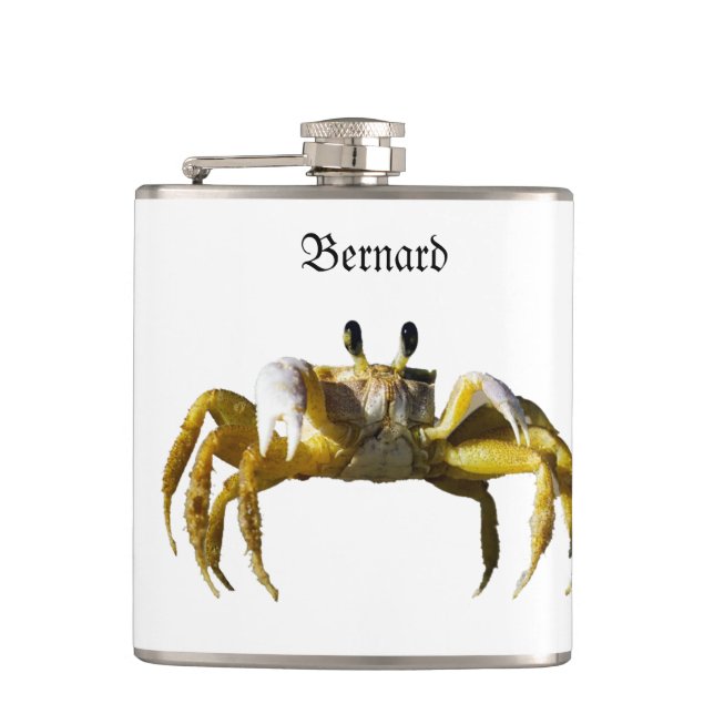 Crab Hip Flask (Front)