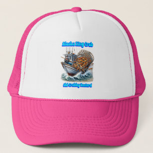 Crab Hunters Voyage Old Crabby Bastard  Trucker Hat