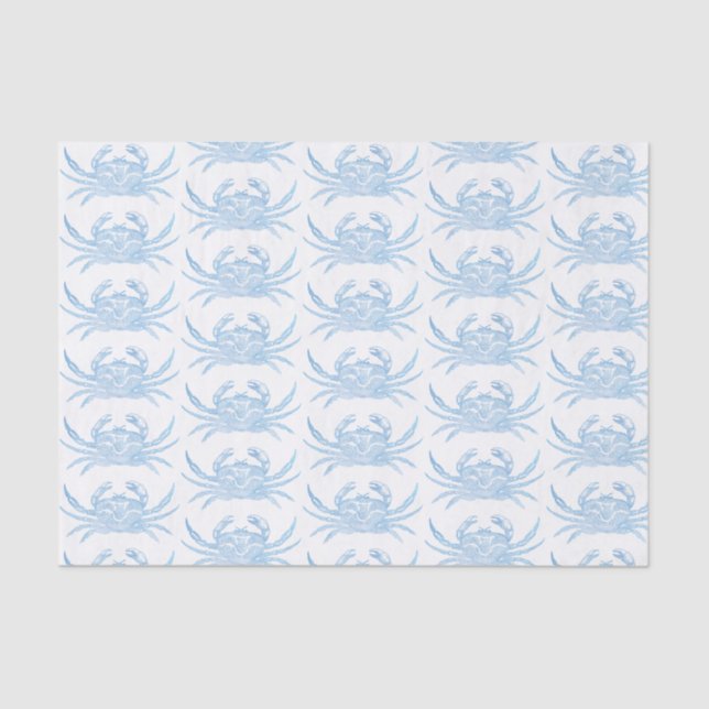 Crab in Blue Tissue Paper (Front)