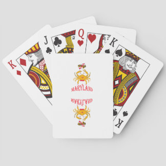 Crab in Maryland Playing Cards