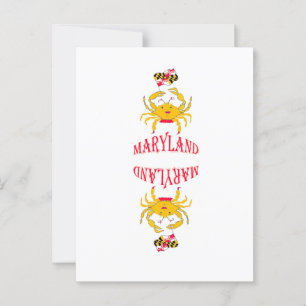 Crab in Maryland Postcard