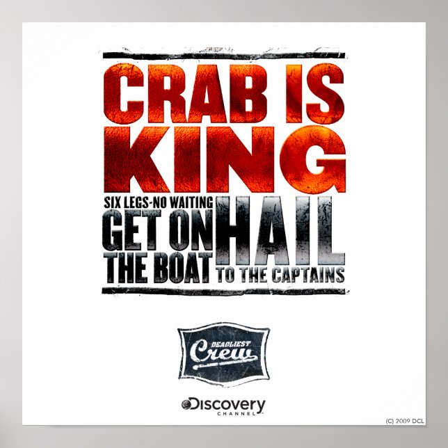 Crab is King Poster (Front)