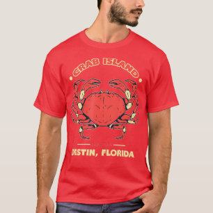 Crab Island Destin Florida FL Sandbar Souvenir  T-Shirt
