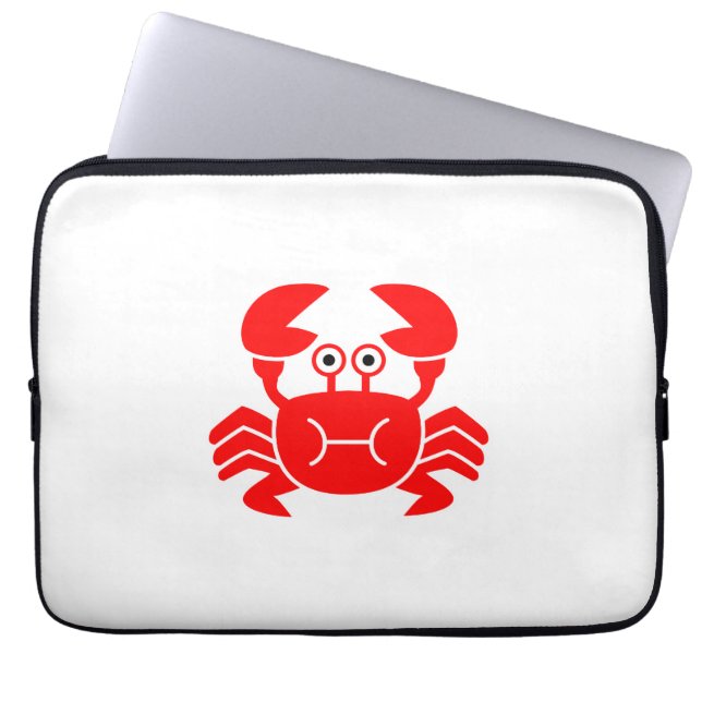 Crab Laptop Sleeve (Front)