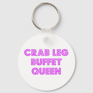 Crab Leg Buffet Queen Keychain