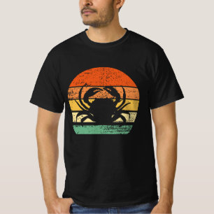 Crab Lover Retro Crabbing Vintage 80s Style T-Shirt